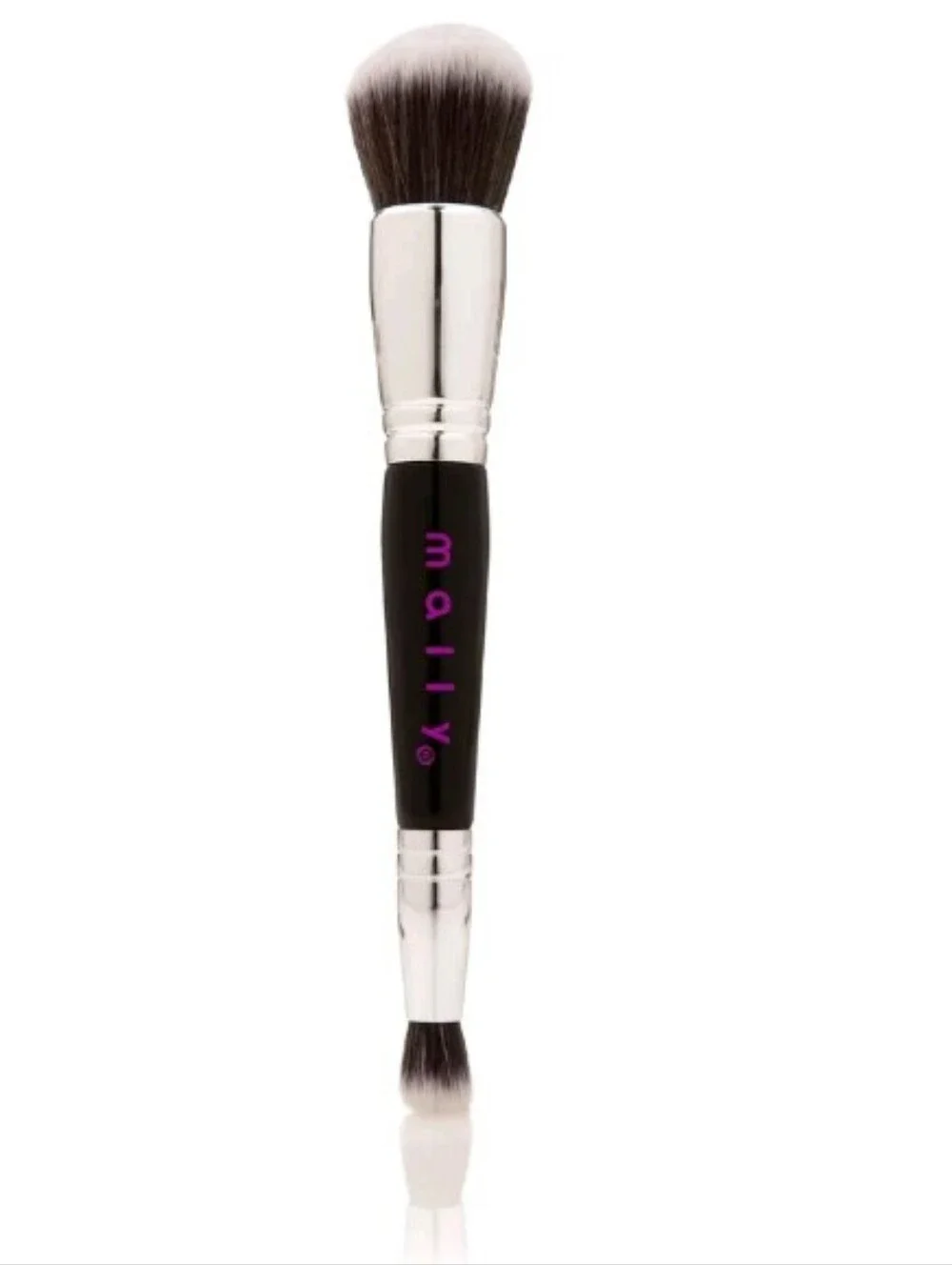 Mally Beauty-2pc Double Ended Powder Brush & Dual Ended Brow Brush 🤍